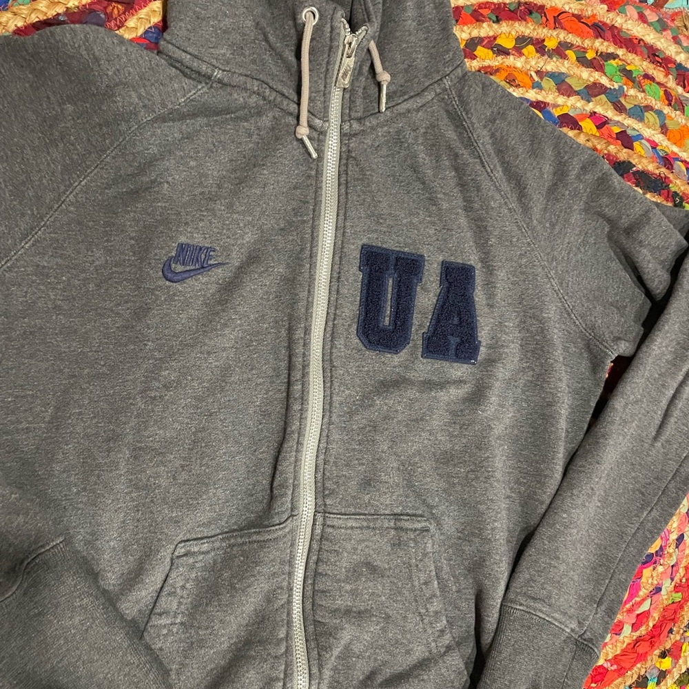 Nike Charcoal University of Akron Zips Full-Zip Hoodie - Picture 2 of 4